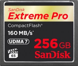 ExtremePro 160MB/s Compact Flash 256GB