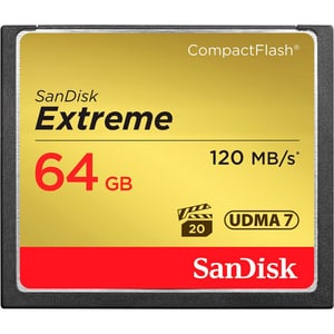 Extreme 120MB/s Compact Flash 64GB