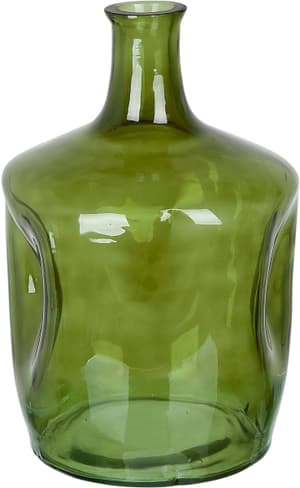 Vaso da fiori vetro verde oliva 35 cm KERALA