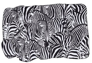 Serviette éponge Zebra noir-blanc 50x100cm