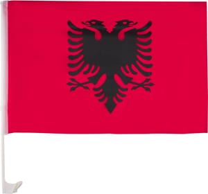 Bandiera per auto Albania