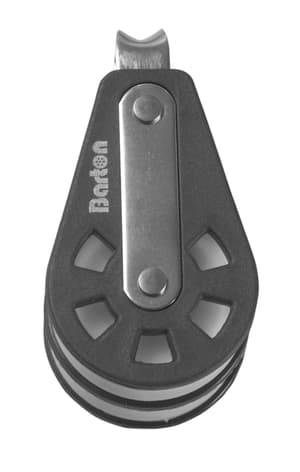 Doppelblockrolle rostfrei für Seile 6mm