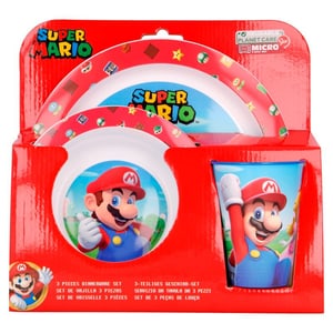 Super Mario - Set de vaisselle 3 pièces