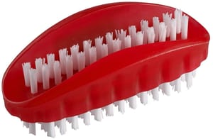 Brosse à ongles Trend Frosted rouge transparente
