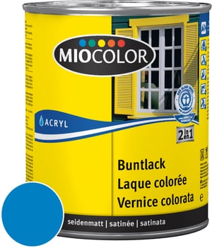 Acryl Laque colorée satinée Bleu ciel 375 ml