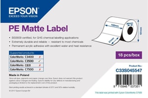 PE Matte Label 102 x 51 mm