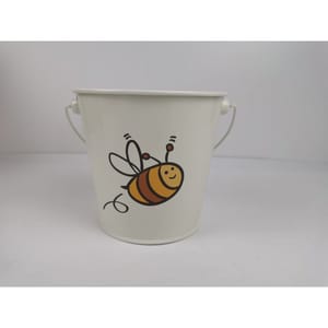 Seau abeille D13x12cm