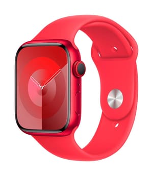 Watch Series 9 GPS + Cellular 45mm (PRODUCT)RED Aluminium Case with (PRODUCT)RED Sport Band - S/M