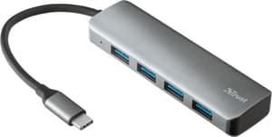 Trust Halyx Alu USB-C 4-Port Hub USB-A