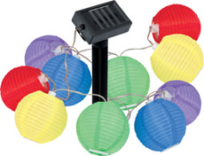 LED Solarlampe Lichterkette