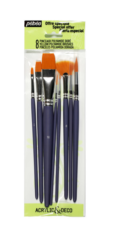 Blister 8 Pinsel