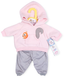 Dolly Moda Sport Outfit pink 38-46cm