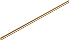 Rundstange 2.9 mm messing 1 m