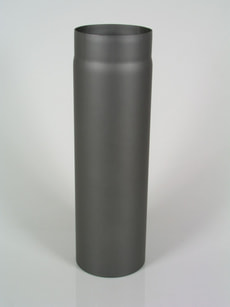 Rauchrohr 100 cm, ohne Putzdeckel