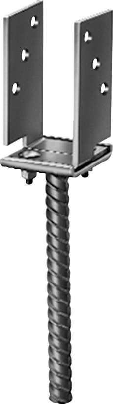 U-Pfostenträger für 7–13 cm