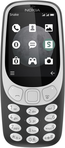 3310 3G Single Sim charcoal