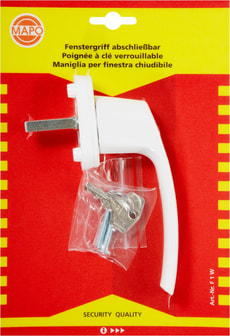 Fenstergriff weiss F 1 W