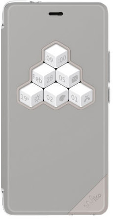 Book Cover Smart Folio grau