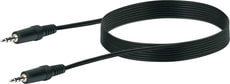 Audiokabel stereo 3m schwarz