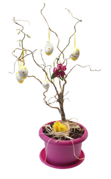 Osterbaum dekoriert 19cm