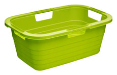 Wäschekorb 37l Sunshine grün