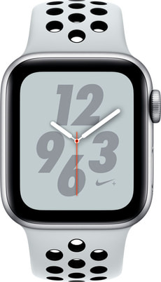 Watch Nike+ 40mm GPS+Cellular silver Aluminum Pure Platinum Nike Sport Band