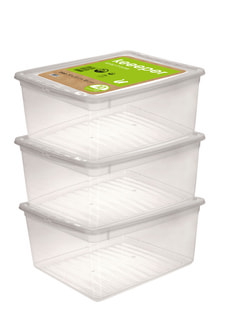 Set 3x Clearbox 18L