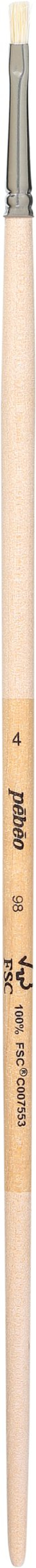 Flachpinsel Alu-Ring Nr. 4