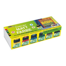 Set Mattfarben, 6 x 20ml