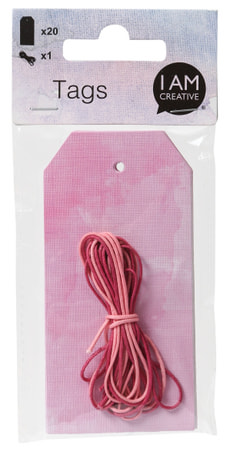Tags, Pink, 20 Stk.