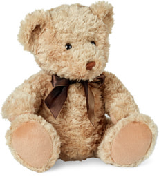 Bär Teddy Braun mit Schleife