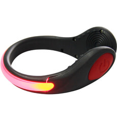 Schuhclip leuchtend rot
