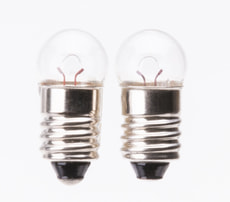 Glimmlampe E10 klar