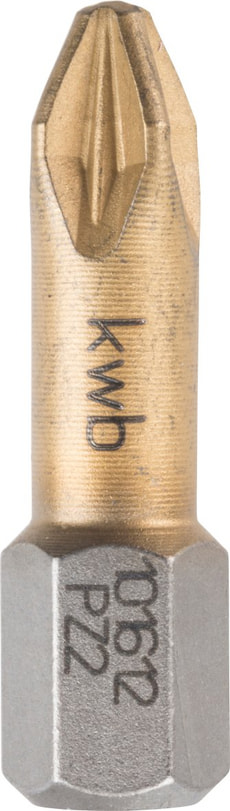 1/4" PZ 1 Bits, TITAN nitriert