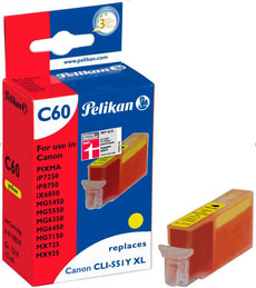 C60 Tintenpatrone gelb