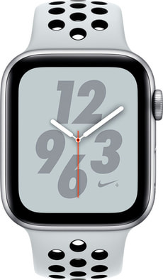 Watch Nike+ 44mm GPS+Cellular silver Aluminum Pure Platinum Nike Sport Band