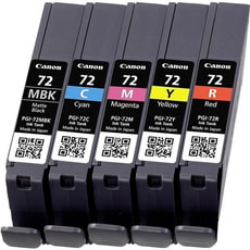 PGI-72 Multipack (MBK/C/M/Y/R)