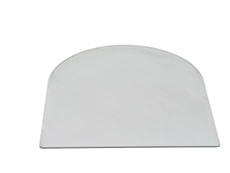 Bodenplatte Glas halbrund