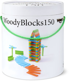 Woody 150 farbige Holzklötze (FSC®)