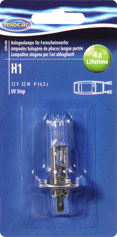 Halogenlampe H1 Longlife