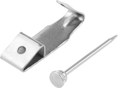 Wandhaken mit Nadeln
