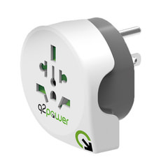 Q2Power Reiseadapter Welt nach USA