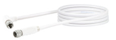 Sat-Kabel 110db 1.5m weiss
