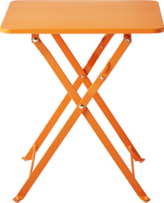 Klapptisch CANCUN, orange, 40 cm