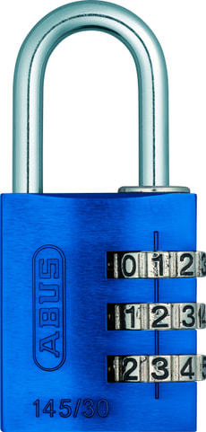 Zahlenschloss 145/30 Blau