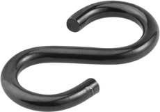Haken geschwärzt