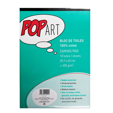 Block pop art Baumwolle A3