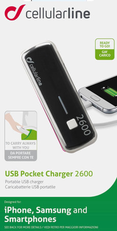 USB Pocket Charger 2600