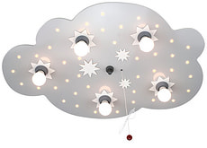 Plafonnier nuage étoiles