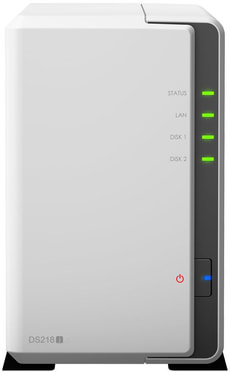 DiskStation DS218j mit 2x 2TB Seagate Ironwolf HDD